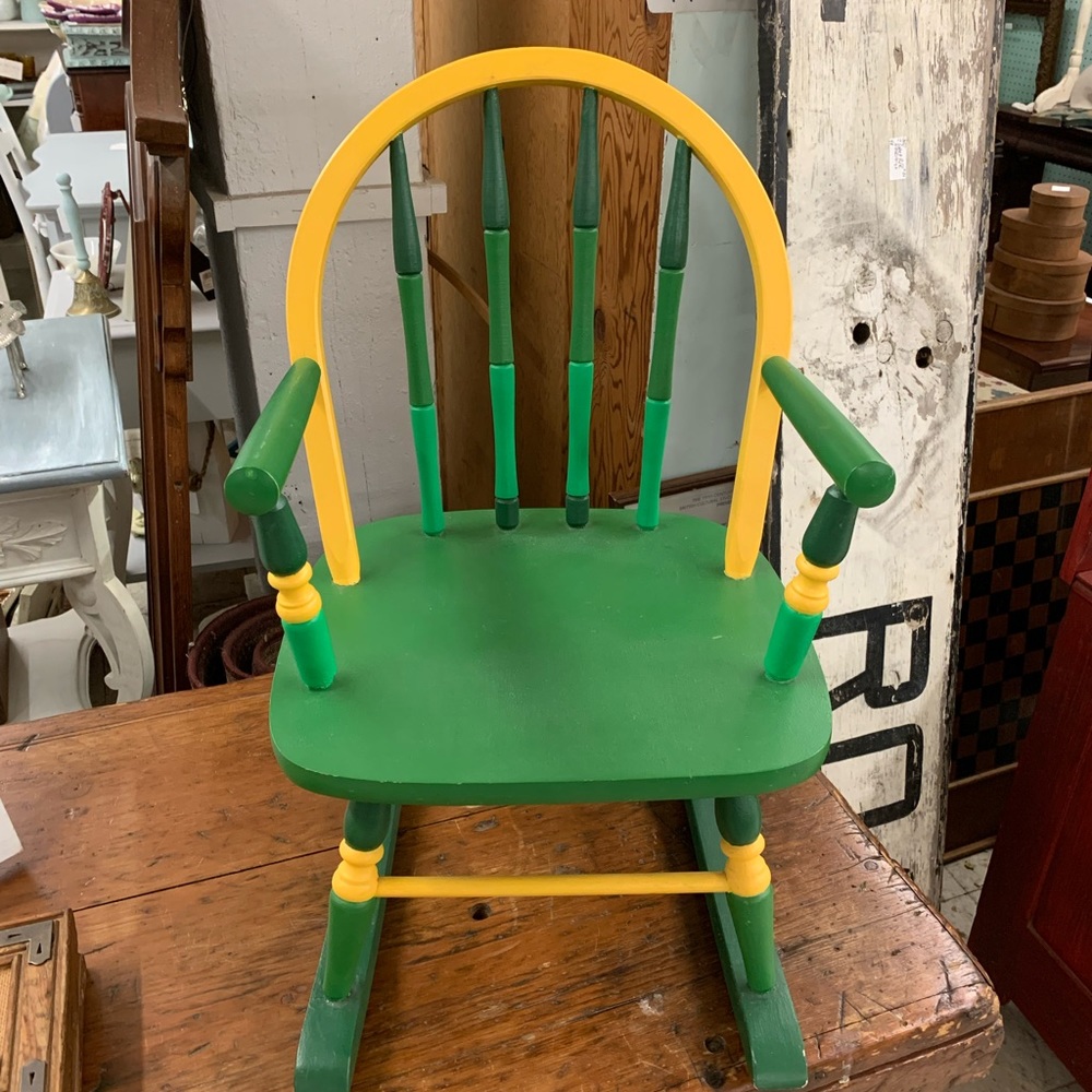 Wood rocking children’s chair